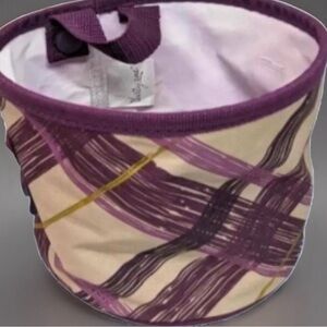 NEW Thirty One Oh‎ Snap Organizing Bin Sketchy Dot Purple Plaid